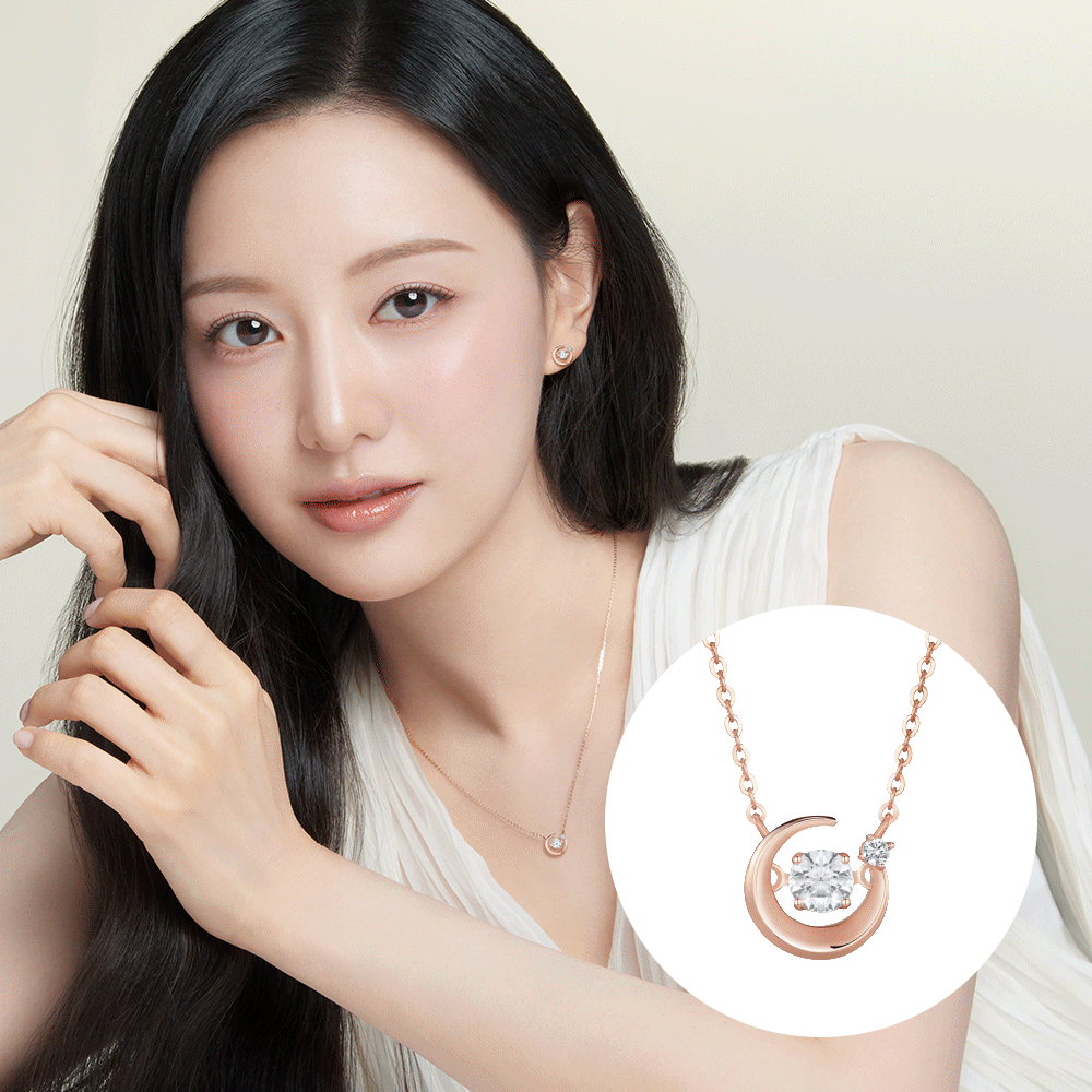 [스톤헨지] 14K 댄싱스톤 스텔라 목걸이 N0105