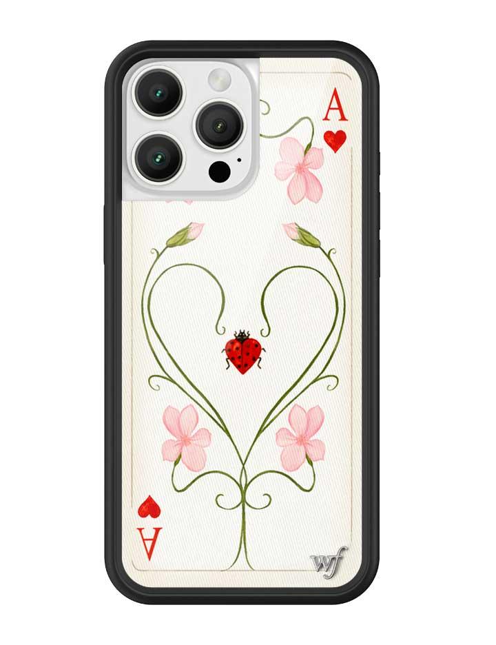 Wildflower Lila Moss iPhone case