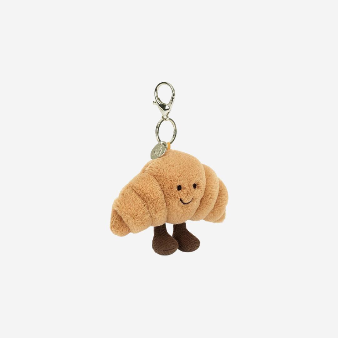 Jellycat Amuseable Croissant Bag Charm Brown