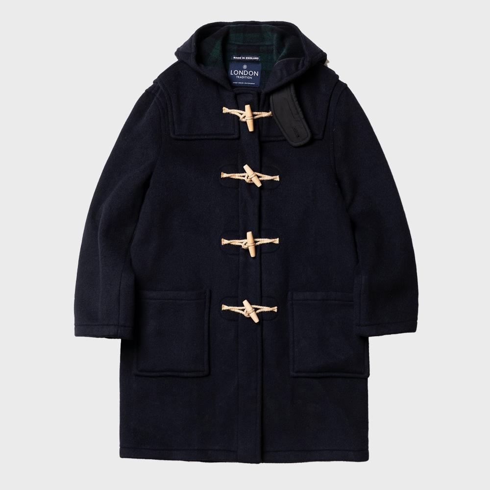 LONDON TRADITION Martin Mens Duffle Coat - Navy BW A06