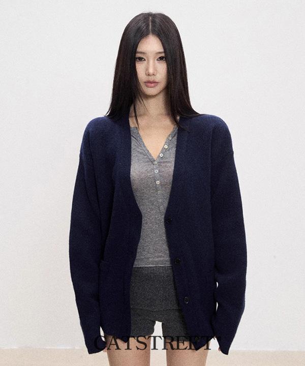 캣스트릿 네이비 y헤비 가디건