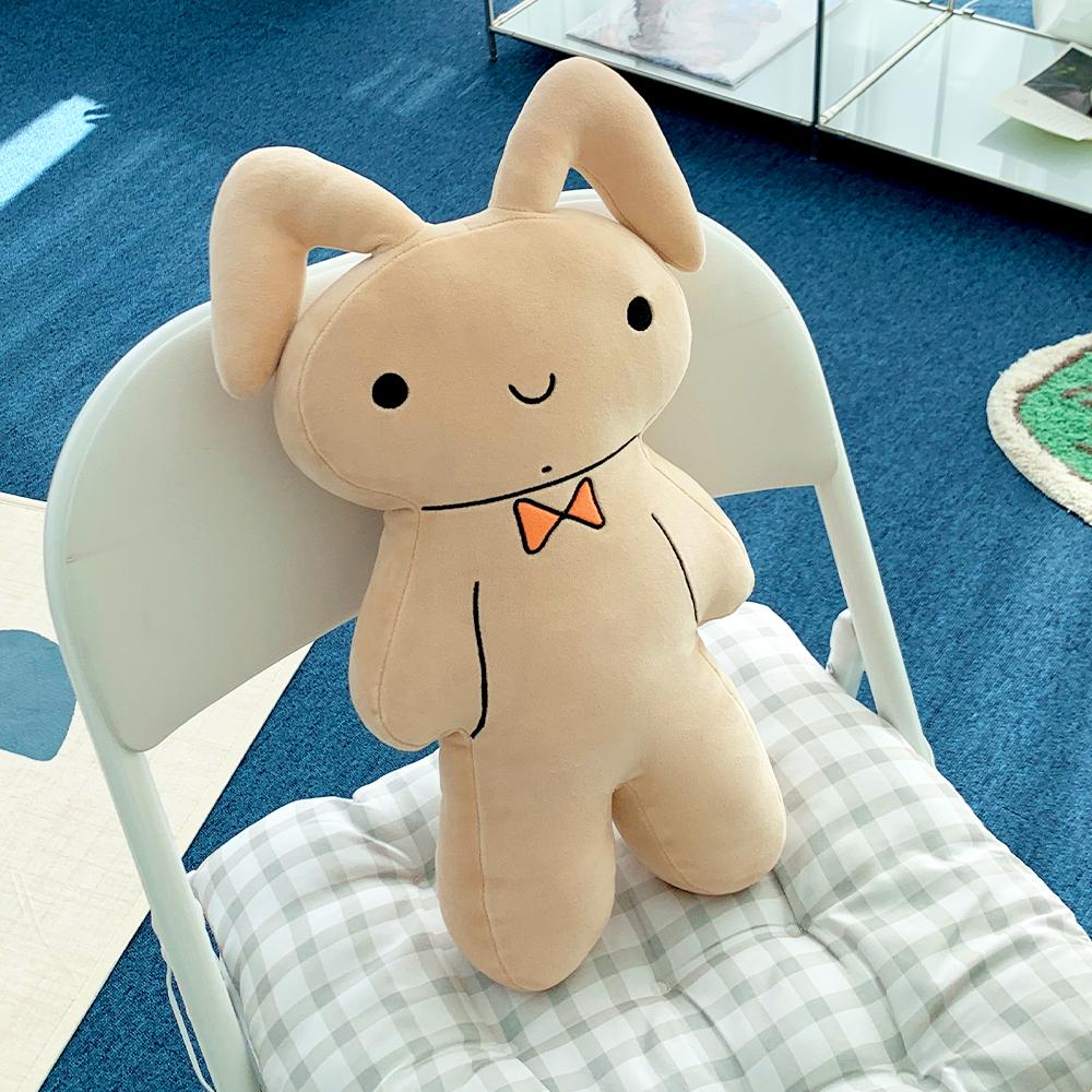 [선물하기 단독] "친구/귀여운선물" 짱구 유리토끼 라인쿠션 말랑 모찌 낮잠쿠션