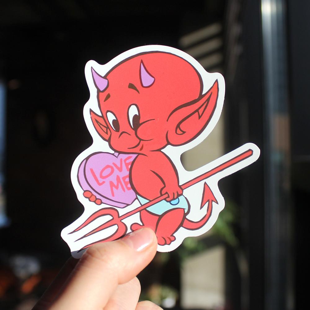 hot stuff the little devil 꼬마 악마 캐릭터 노트북 아이패드 스티커