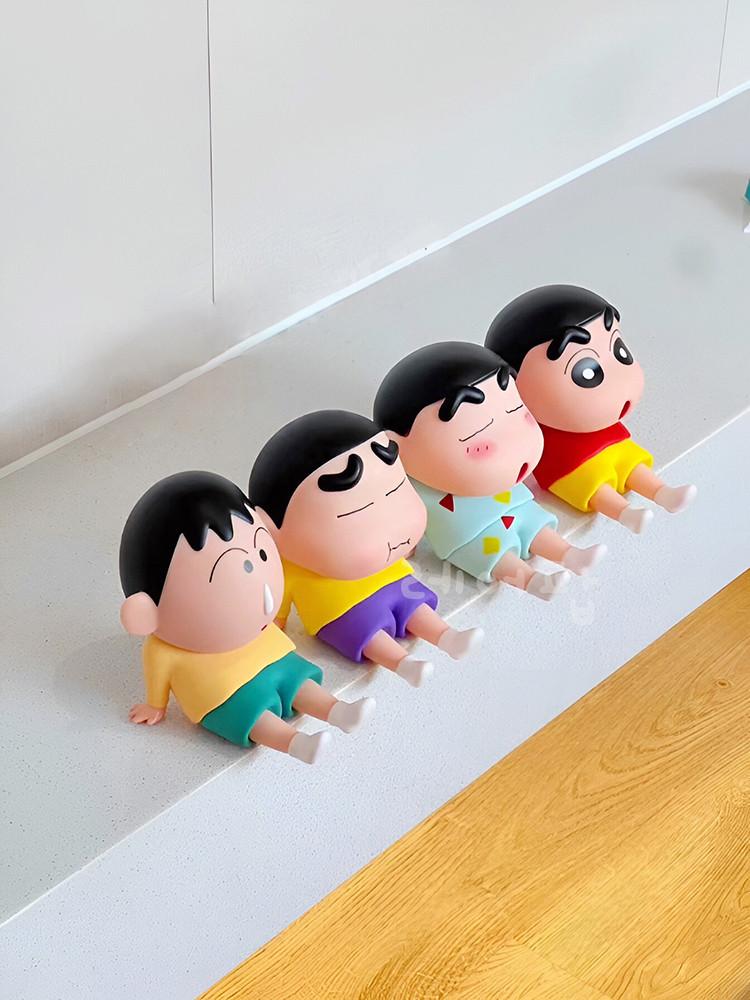 짱구 핸드폰거치대 탁상용 받침대 스탠드 피규어 아이패드 10종