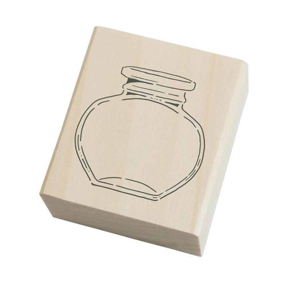 잉크의 친구 나무 스템프 글래스 보틀