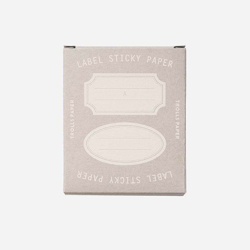 Label sticky paper - A type