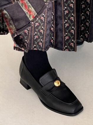 Sunflower Loafer Soft Cow Black