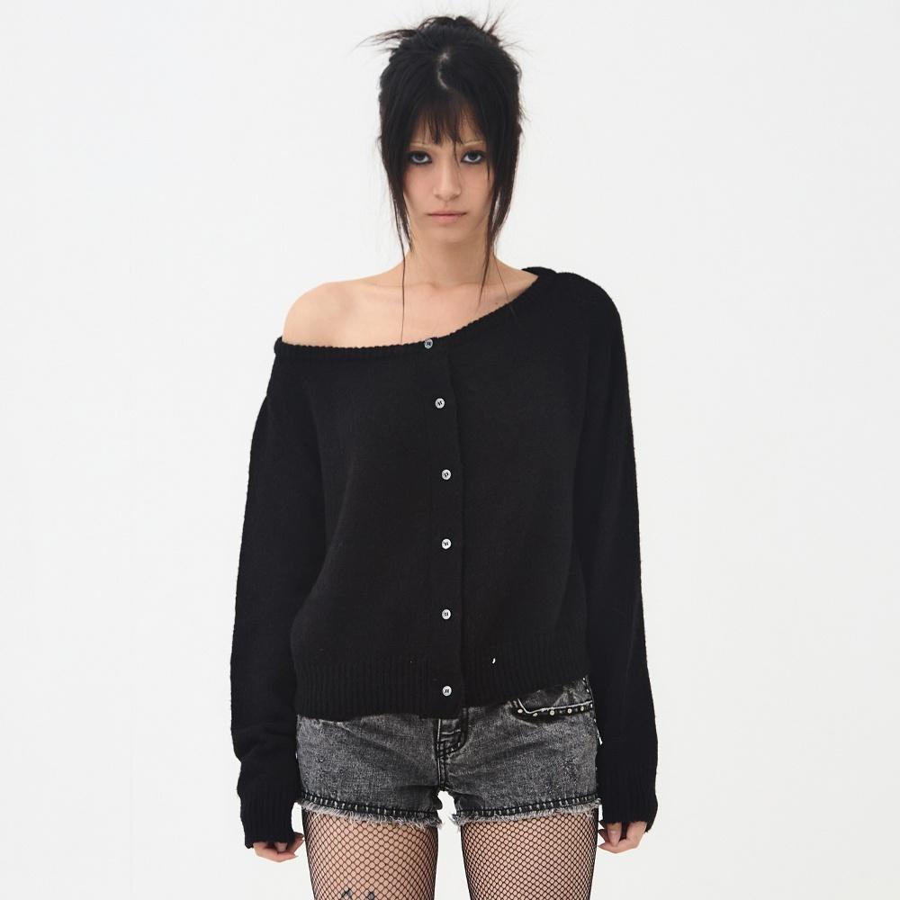 Sasha Wool Cardigan Black