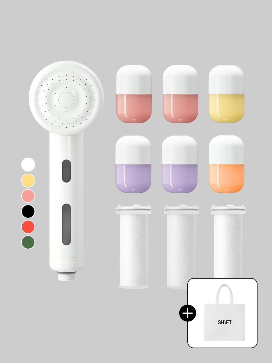 캡슐샤워기 추석 선물 SET (샤워기+캡슐6입+필터3입)