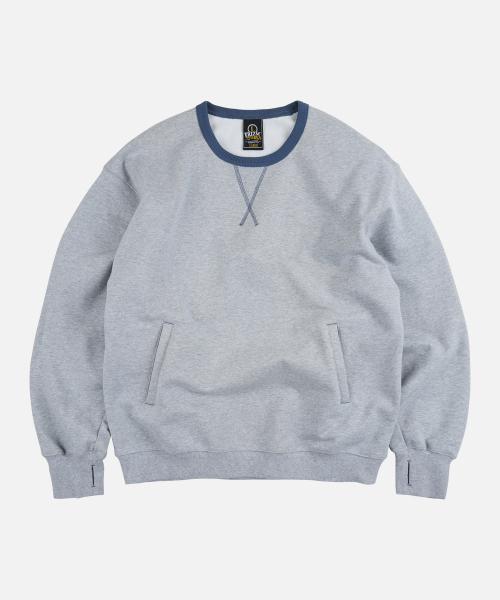COVER STITCH SWEATSHIRT _ GRAY