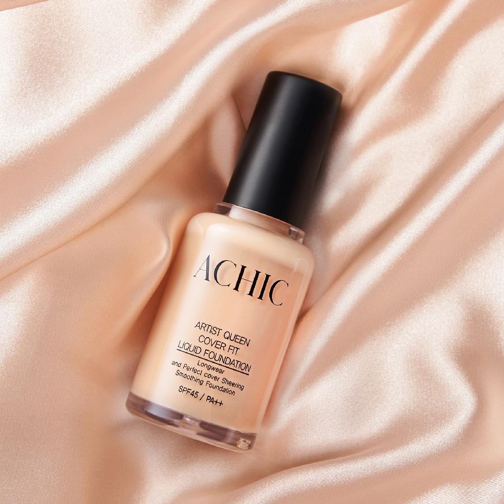 [1+1] 어시크 아티스트 퀸 커버핏 리퀴드 파운데이션 SPF45,PA++ 55ml