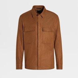 비쿠냐 컬러 퓨어 리넨 오버셔츠(UBV60A5SOT10011)