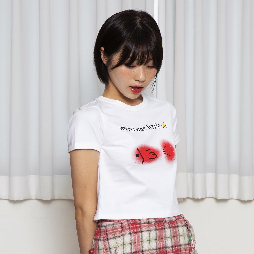 WXT003 붕어의 집 반팔 티셔츠 (WHITE)