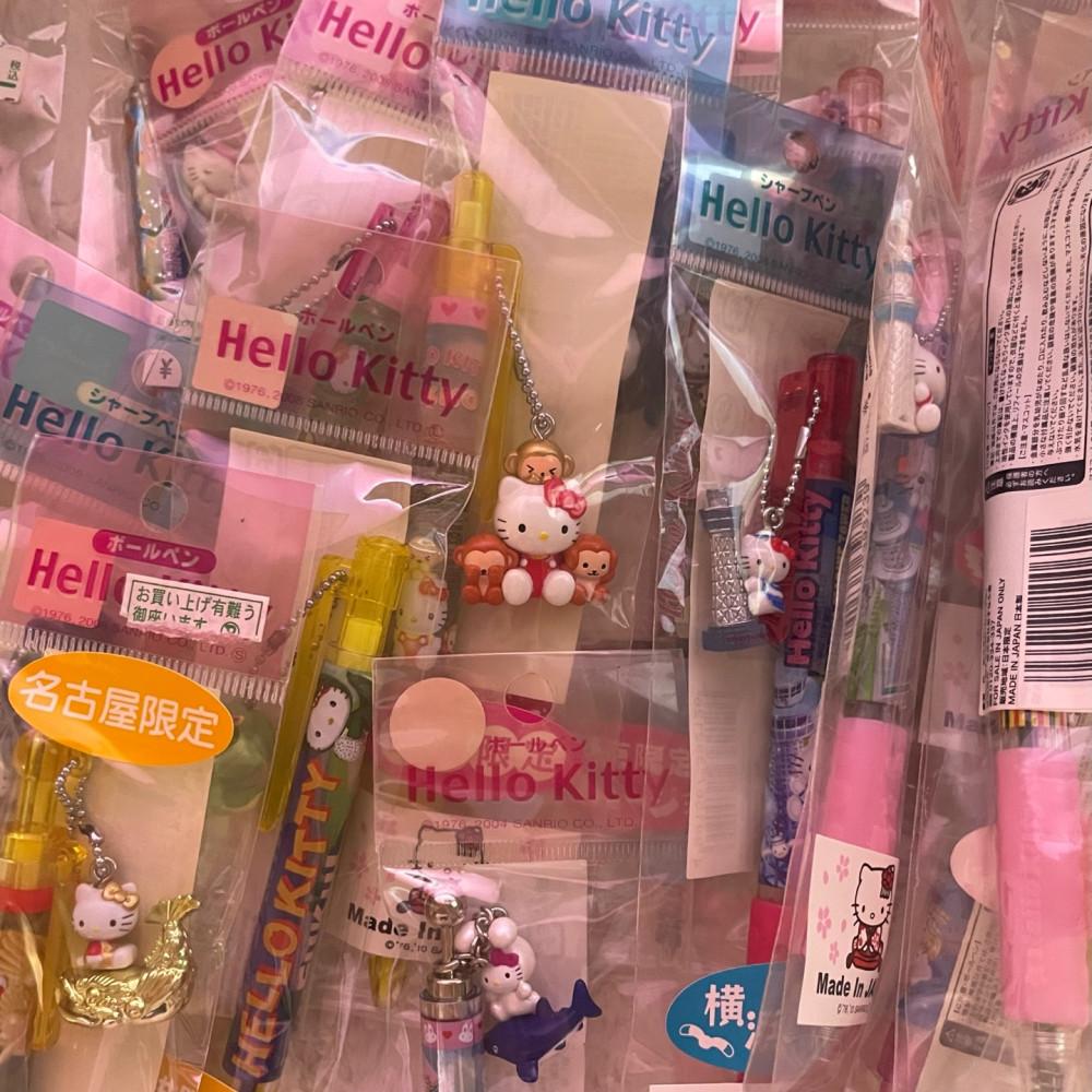 [고전문구] 헬로키티 볼펜 & 샤프 중렴이 ver (균일가)