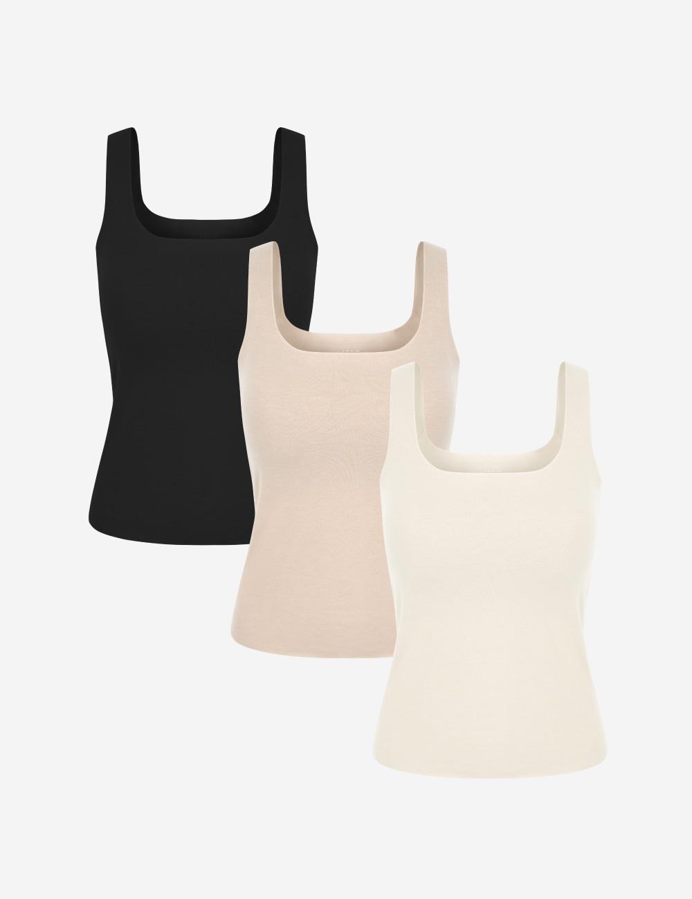 웜터치 브라탑 스퀘어넥 3PACK