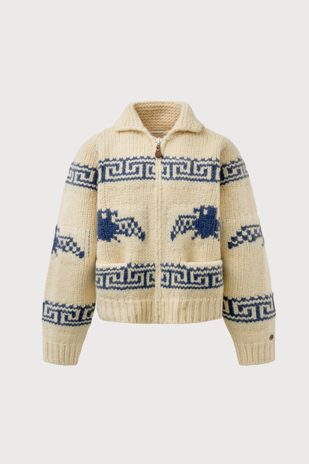 Nordic Handmade Cardigan (ivory)