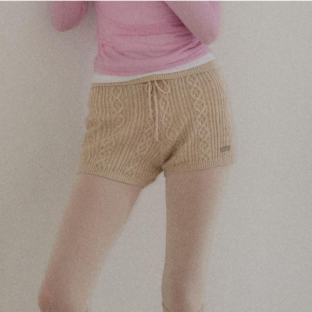 발레리나 니트 팬츠 베이지