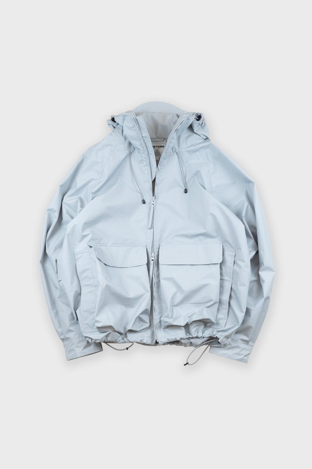 All Day Packable Windbreaker Light Gray