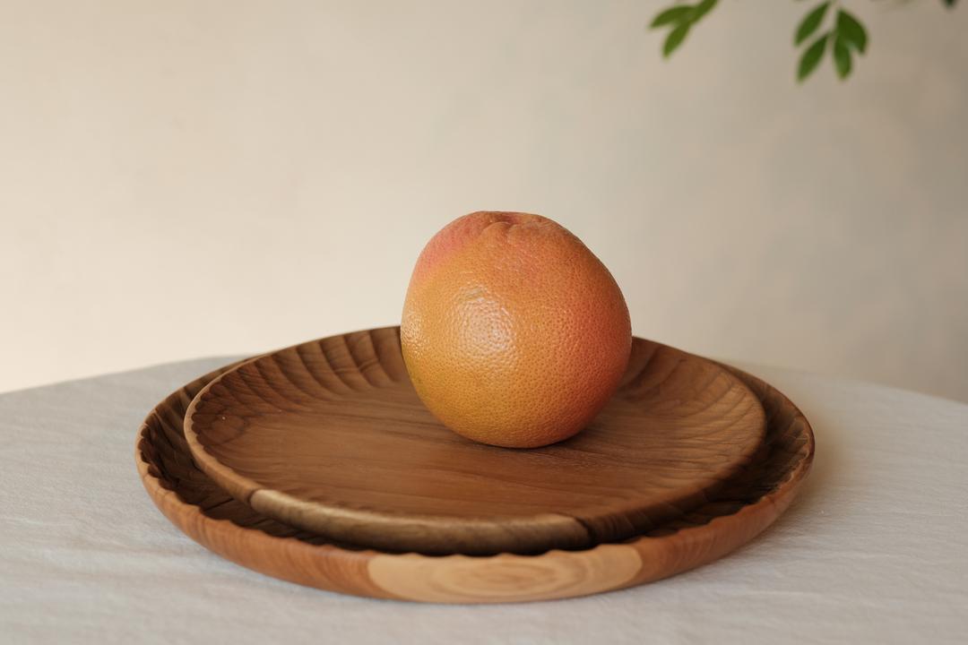 물결무늬 접시 (textured plate)