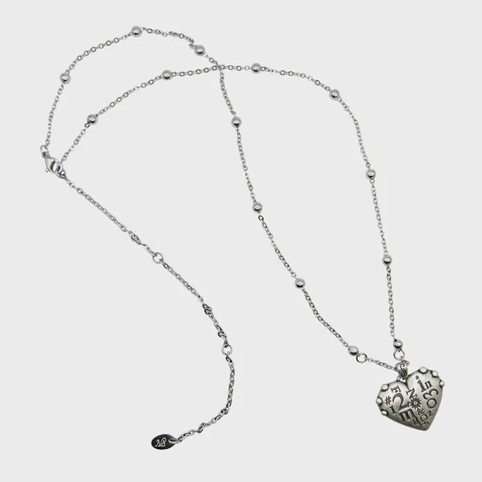 heart tick necklace