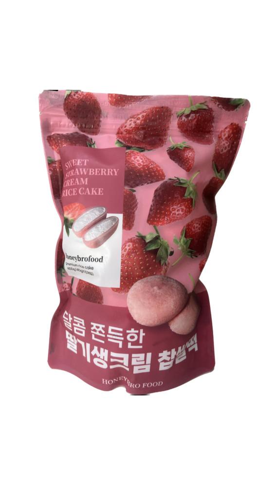 딸기 생크림 찹쌀떡 10개입 모찌 과일모찌 찰떡 카스테라떡 