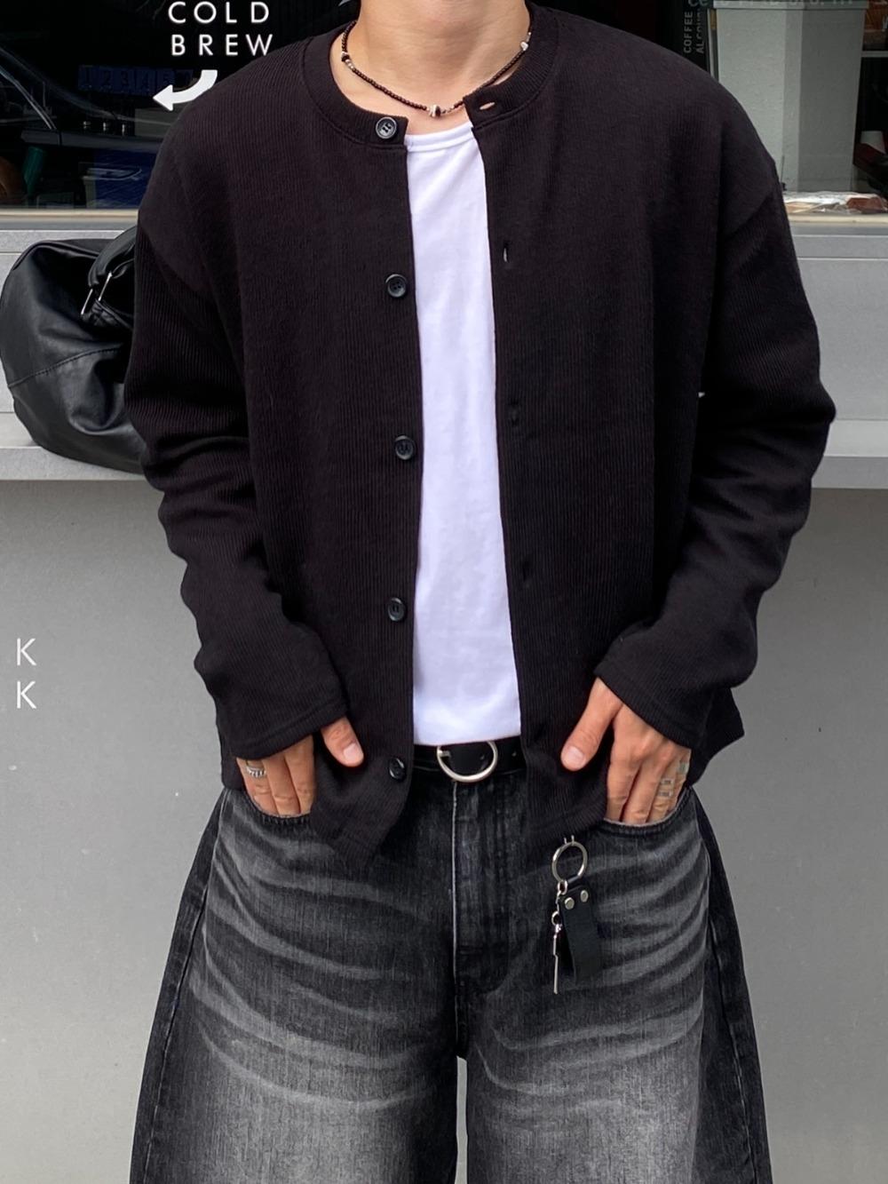 데일리 너드 라운드 가디건 11C