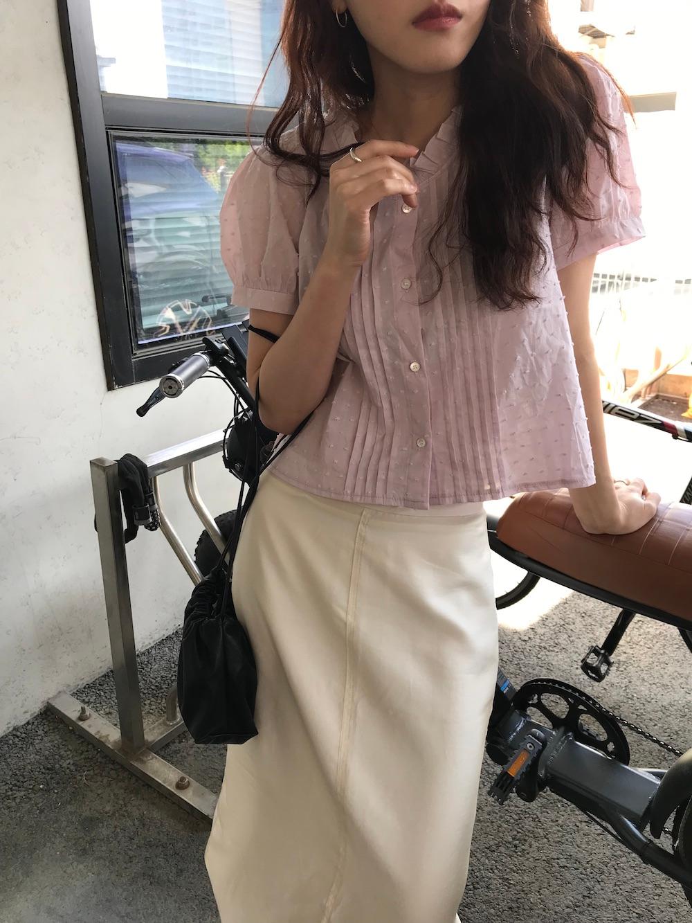 BEST팝콘 블라우스 (2 colors)