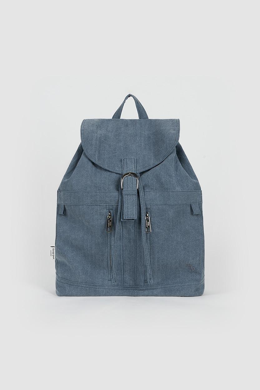 Notting Herringbone Backpack _ Navy