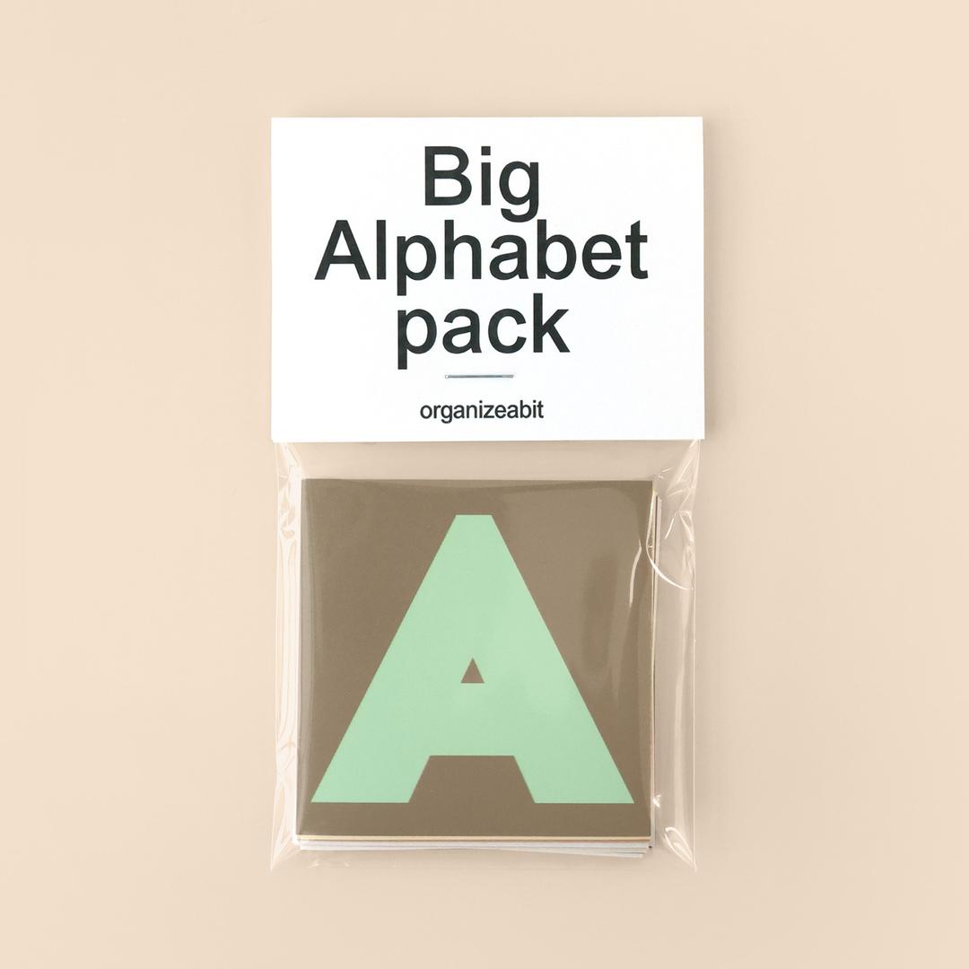 big alphabet pack (removable)