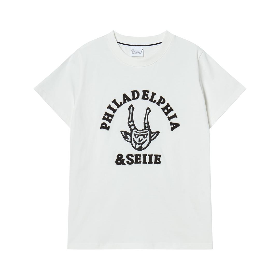 (Pre-order)Devil Applique T-shirts /Slim Fit