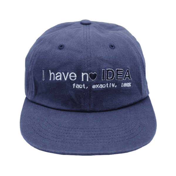 I have no IDEA cap [vintage navy]