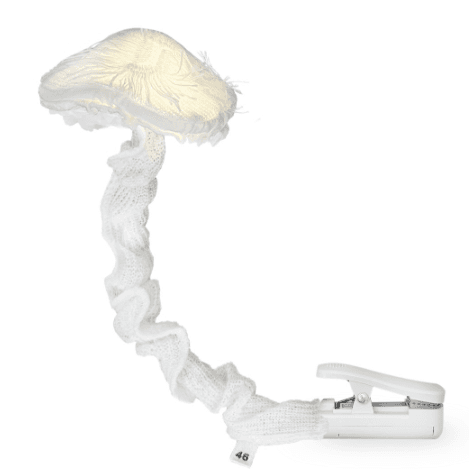 mushroom clamp lamp (white)