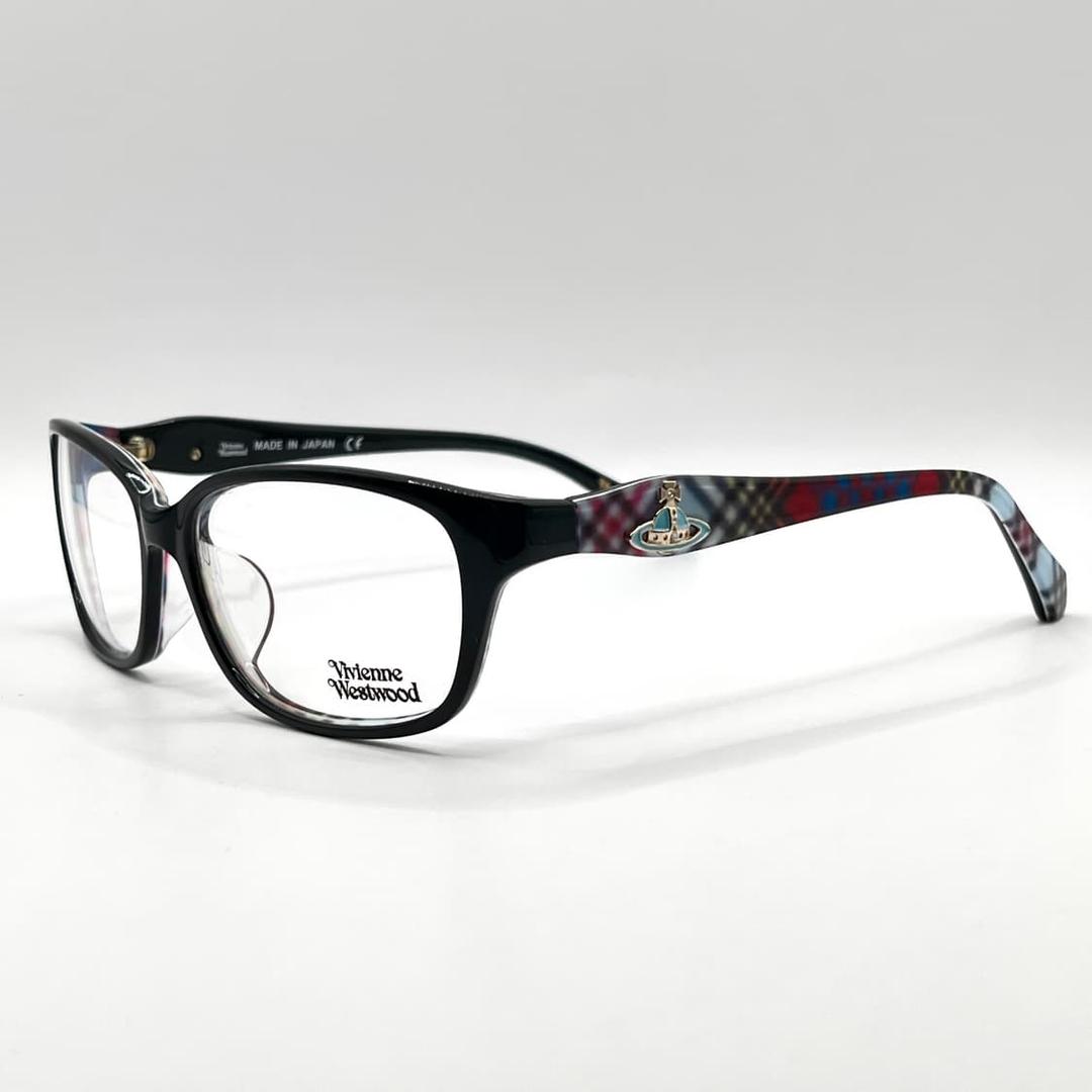 비비안웨스트우드 체크 뿔테 안경 | 후루츠패밀리