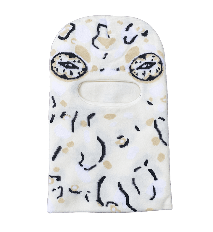 Knit Frog Balaclava - Gray Treefrog