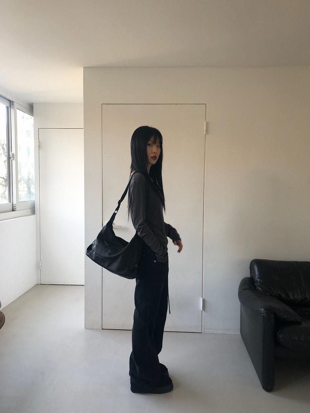 루프온 카치 와이드 밴딩 부츠컷 팬츠 (2color)