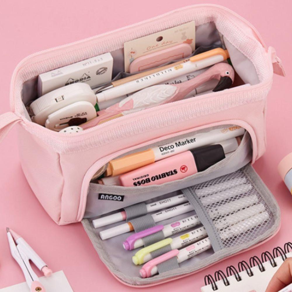 ANGOO 간편휴대성 대용량필통 안구필통