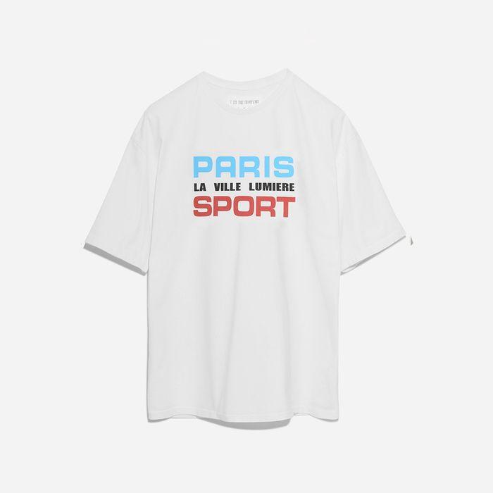 (22SS) PARIS SPORT T-SHIRT (WHITE - BLUE)