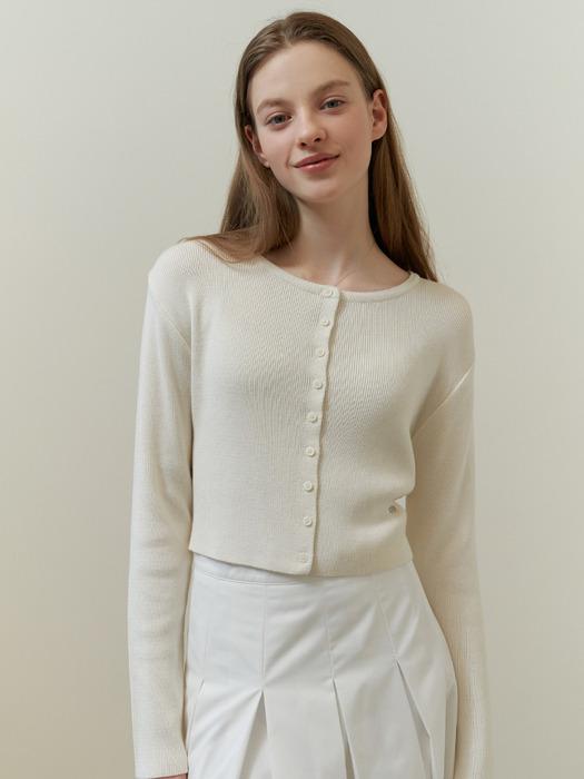 Soap silk cardigan (ivory)