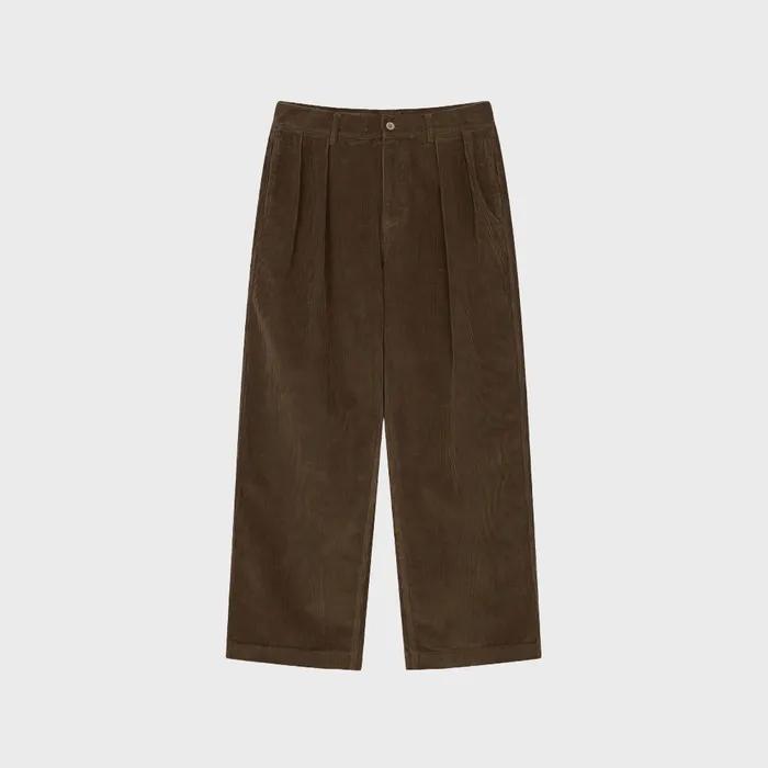 Corduroy Pants (Olive Brown)