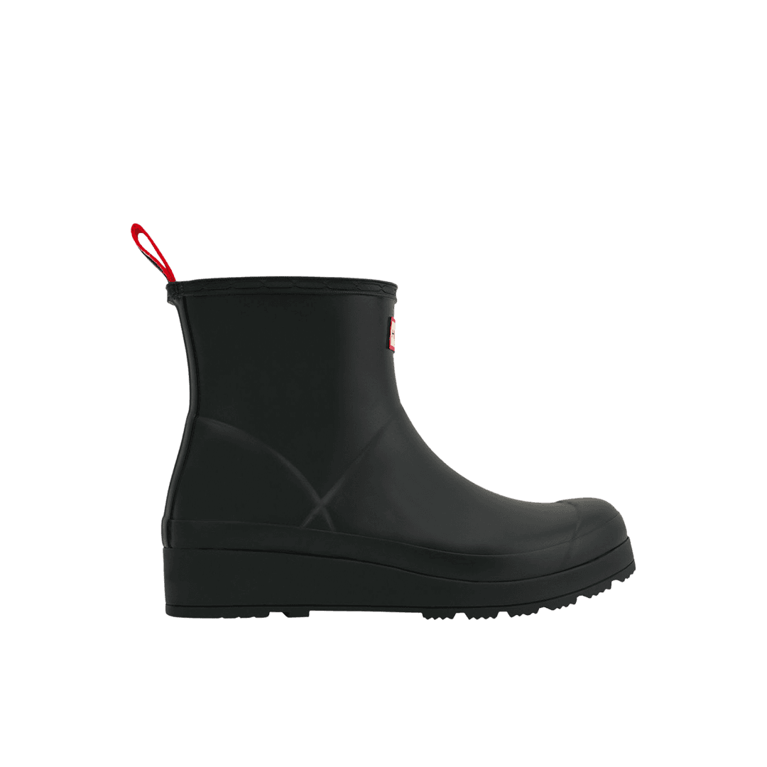 (W) Hunter Play Short Rain Boots Black