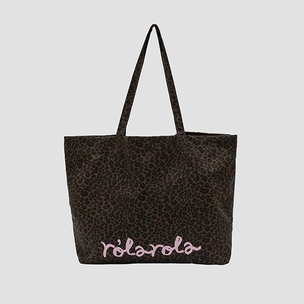 로라로라 MAISON DE ROLA LEOPARD SHOULDER BAG BROWN