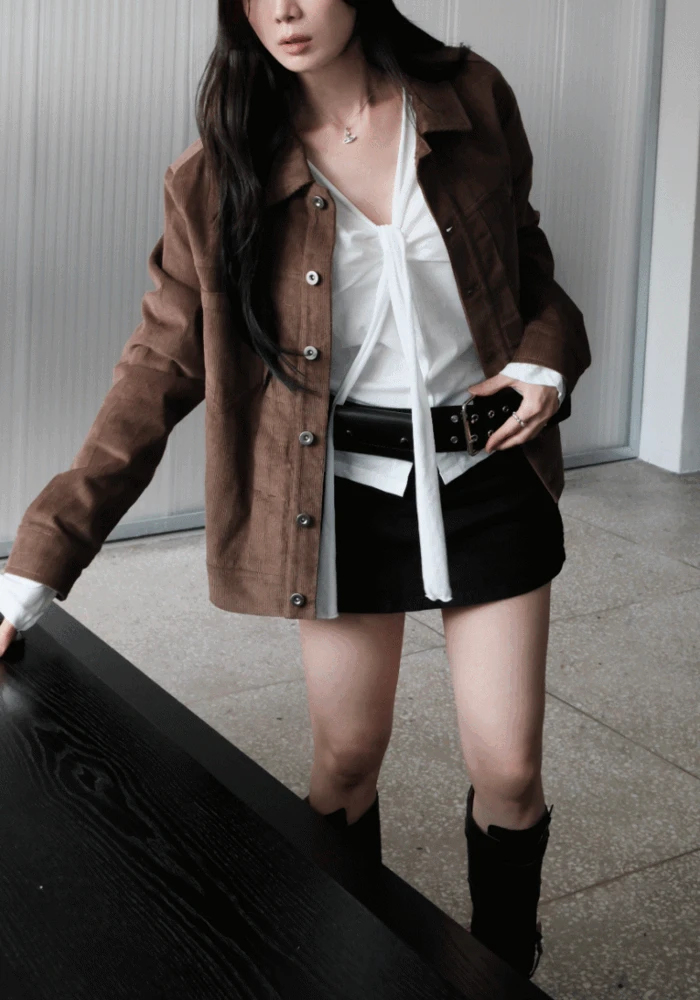 에퍼 코듀로이 자켓 (3color)