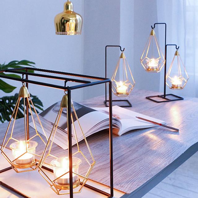 모던 티라이트 홀더 캔들 양초 LED 걸이 거치대 인테리어 카페 / 이케아 스타일