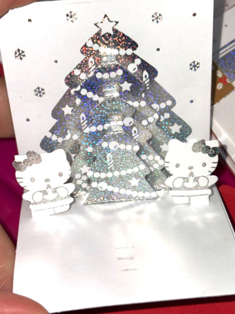 (고전)키티크리스마스미니카드