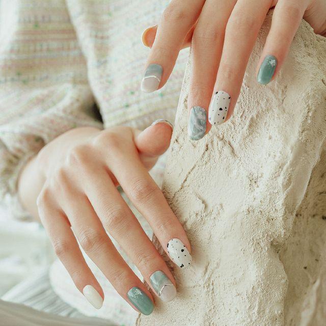 [2022 F/W] 제이드마블 붙이는 젤네일