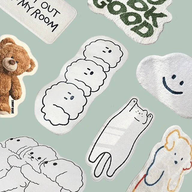 [⭐당일출고/주문폭주⭐] 발매트 미니 러그 12종