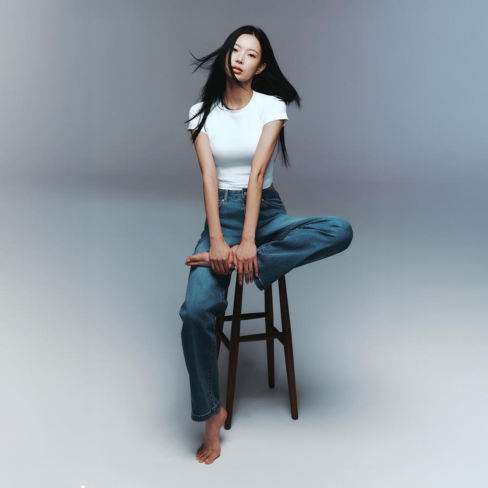 에어데님 스트레이트핏 청바지