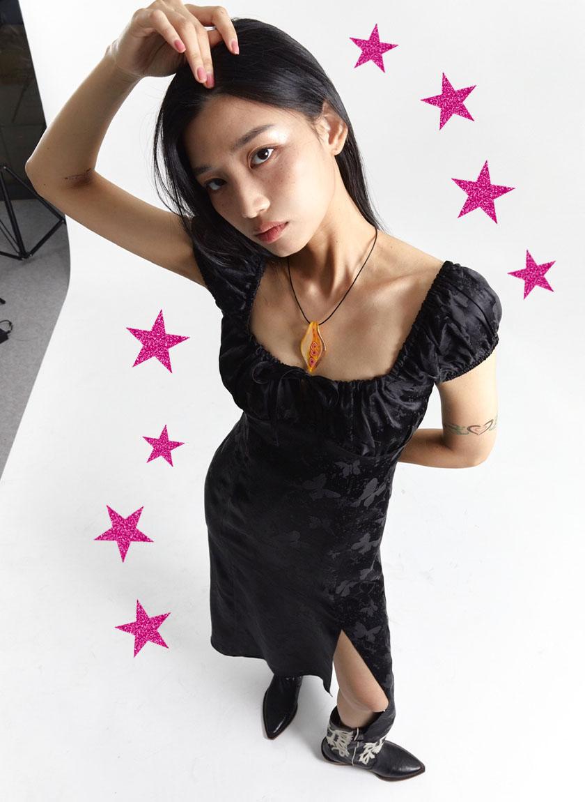 Malibu juice Dress (Black)