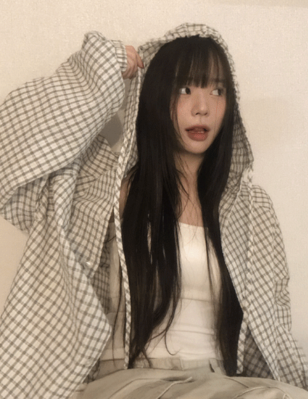빈블 [간절기템/빈티지/자체제작] @vinvle made, 모브티 체크 후드 셔츠
