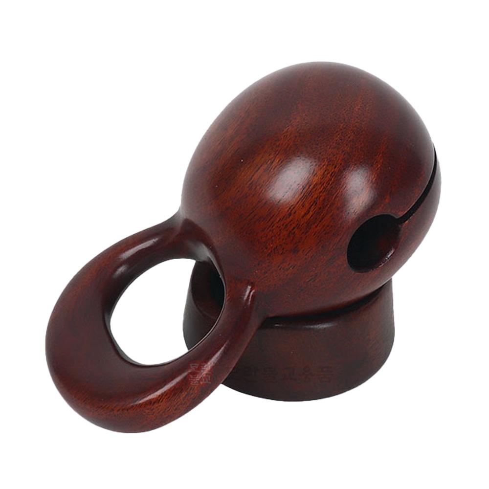 옻칠목탁 세트 목탁채+ 밭침 + 전용가방포함 (3치, 3.5치, 4치 옵션선택)